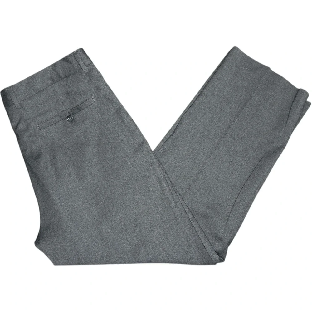 Banana Republic Mens 36x32 Gray Modern Fit Wool Dress Pant Slack Trousers Career